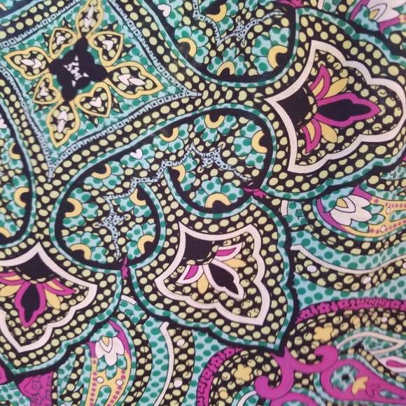 Maxi Aztec Dress Alyn Paige medium ladies Colorful Black Blue Long V neck open - Picture 6 of 13